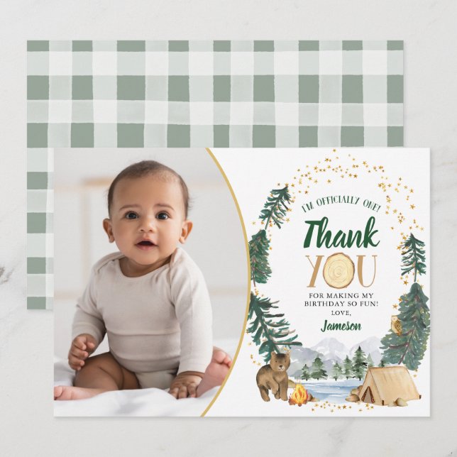 Little Explorer Thank You Card (Front/Back)