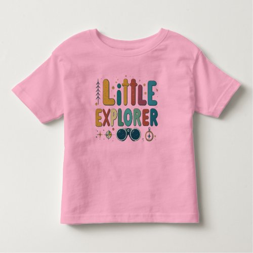 Little explorer toddler t_shirt