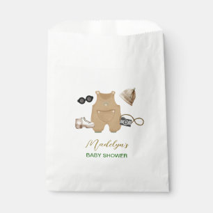 Little Explorer Woodland Forest Hiking Baby Shower Favor Bag