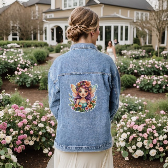 Little Fairy 3 Denim Jacket (Wedding Back)