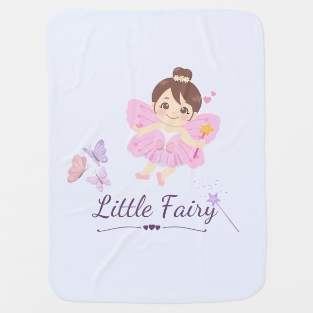 Little Fairy Baby Blanket  (Front)