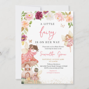 Little Fairy Baby Shower Invitation