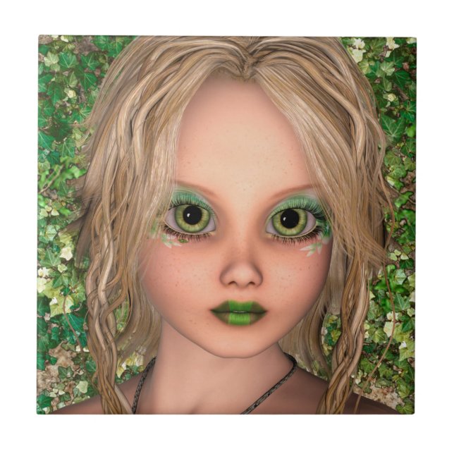 Little Fairy Ceramic Tile (Front)