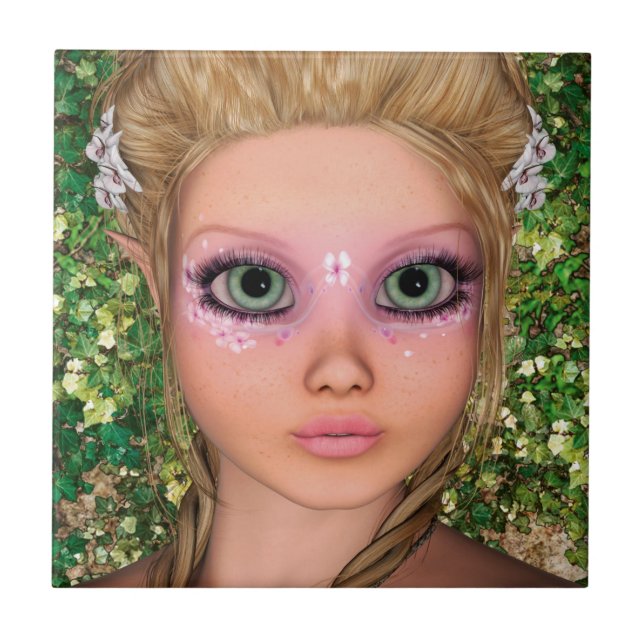 Little Fairy Ceramic Tile (Front)