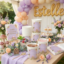 Little Fairy Enchanted Garden Girl Baby Shower