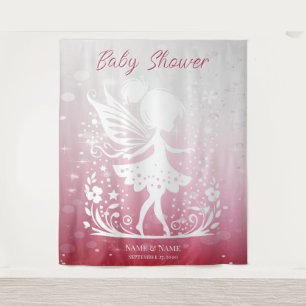 Little Fairy Floral Backdrop