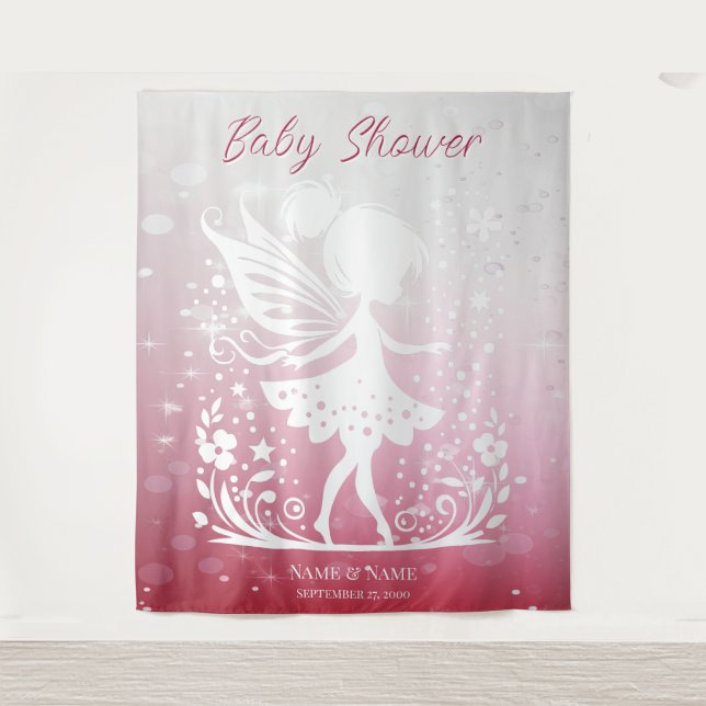 Little Fairy Floral Backdrop (Front)