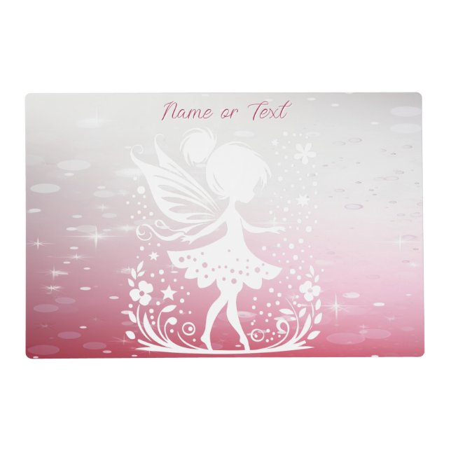 Little Fairy Floral Placemat (Front)