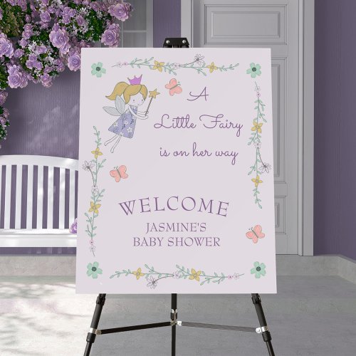 Little Fairy Flower Garden Any Occasion Welcome Foam Board