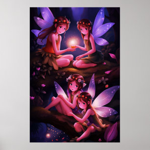 Little Fairy Girls Poster