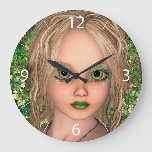 Little Fairy Large Clock (Front)