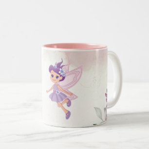 Little Fairy Pink Two-Tone Coffee Mug