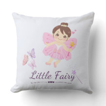 Little Fairy Throw Pillow 