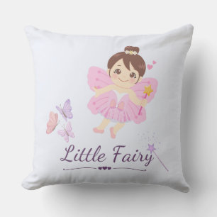 Little Fairy Throw Pillow