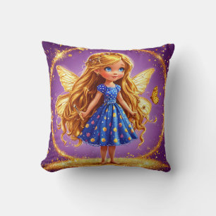 Little Fairy Throw Pillow