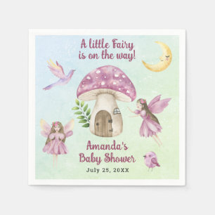 Little Fairy Whimsical Baby Shower Napkins