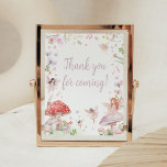 Little Fairy Whimsical Thank you for Coming Poster<br><div class="desc">Make your event special with this Fairy Baby Shower with our cute and lovely printable Thank you for Coming Sign featuring adorable Whimsical Baby Shower theme. Download,  personalize,  and create lasting memories with this perfect touch for your joyous celebration!

BS1011 B</div>