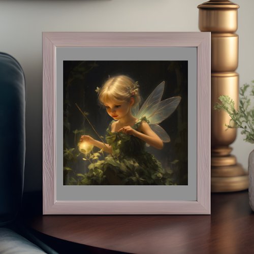 Little Fairy with Firefly Poster