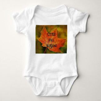 Little Fall Blessing Personalized Baby Bodysuit