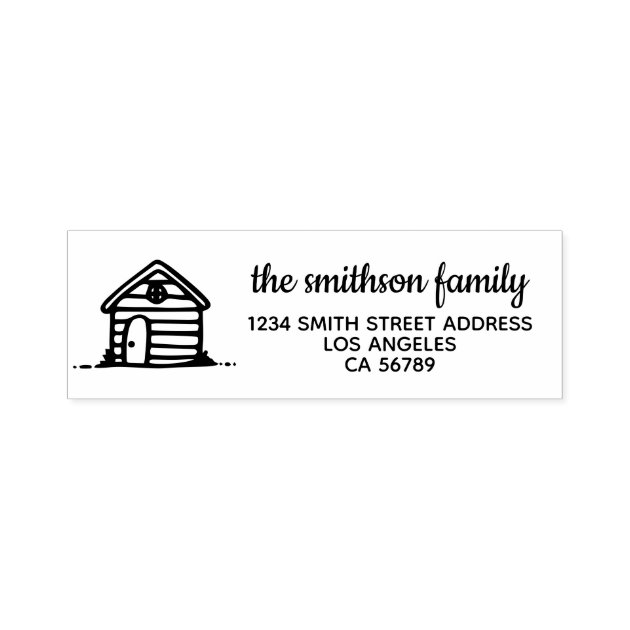 Little Farm House Self-inking Stamp