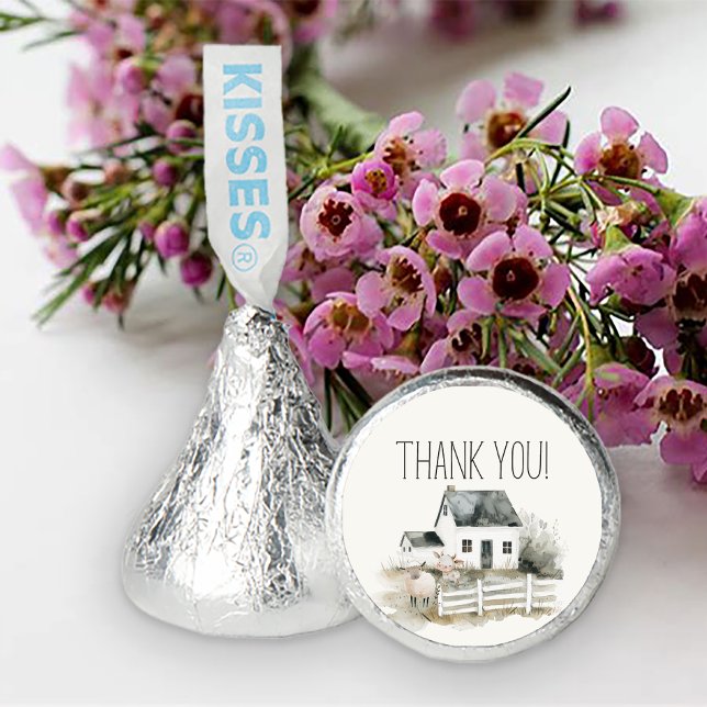 Little Farm Nursery Animals Baby Shower Hershey®'s Kisses® (Creator Uploaded)