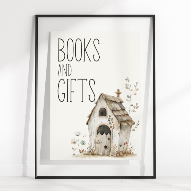 Little Farm Nursery Baby Shower Books Gifts Sign (Creator Uploaded)