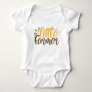 Little Farmer  Baby Bodysuit