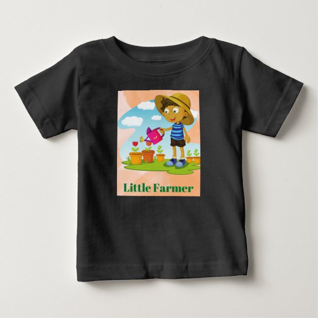 Little Farmer Baby Fine Jersey T-Shirt (Front)