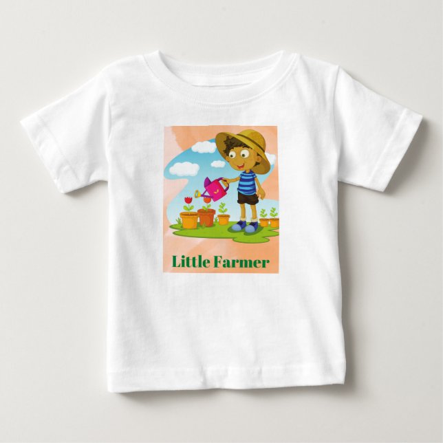 Little Farmer Baby Fine Jersey T-Shirt (Front)