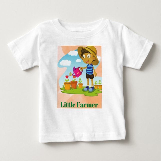 Little Farmer Baby Jersey Bodysuit (Front)