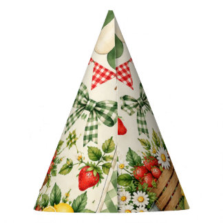 Little Farmers Market Birthday Party Hat