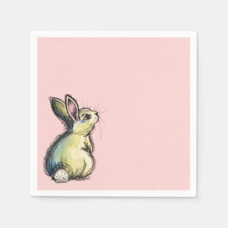 Little Fat Bunny Paper Napkins