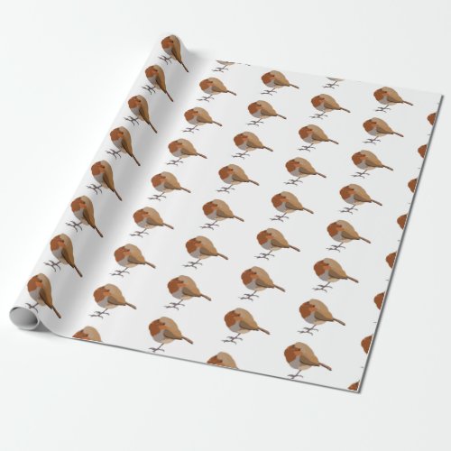 Little fat Robin Wrapping Paper