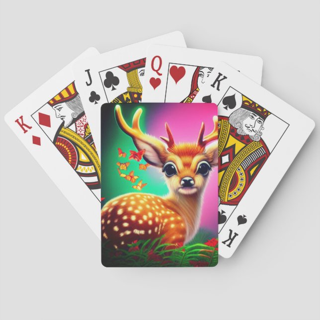 Little Fawn Poker Cards (Back)