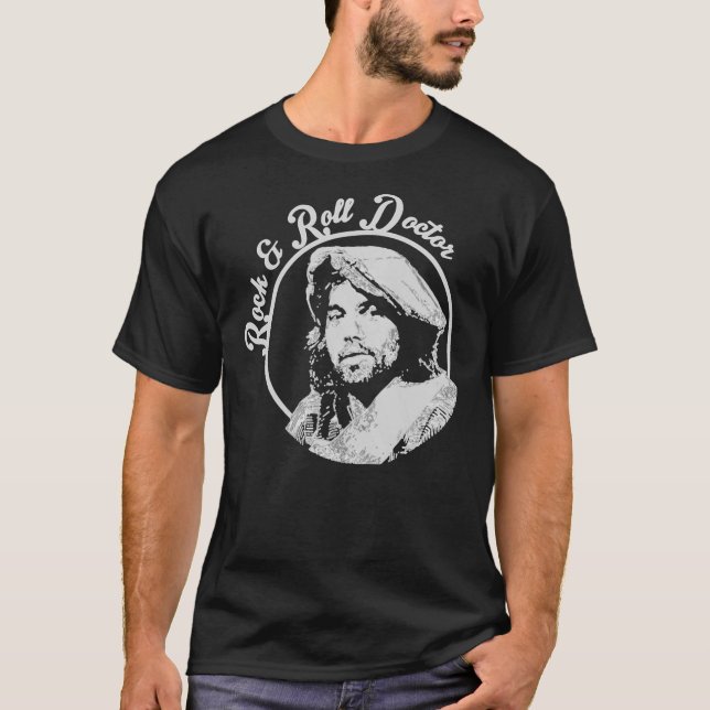 Little Feat Rock and Roll Doctor Lowell George Old T-Shirt (Front)