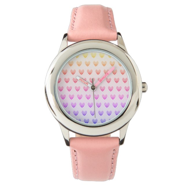 Little feather hearts watch (Front)