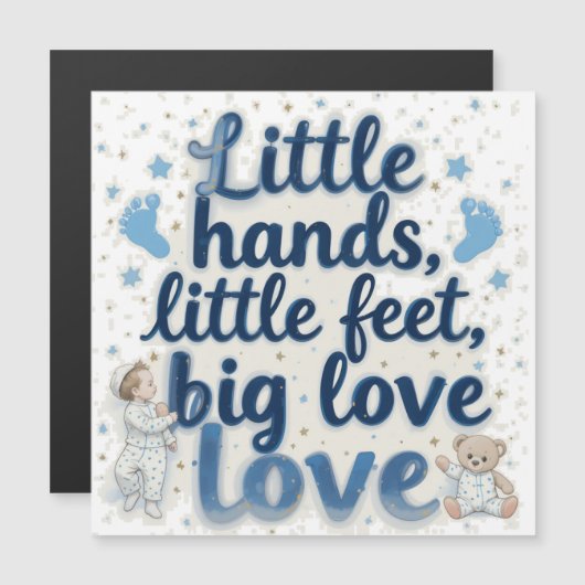 Little feet baby shower (Front/Back)