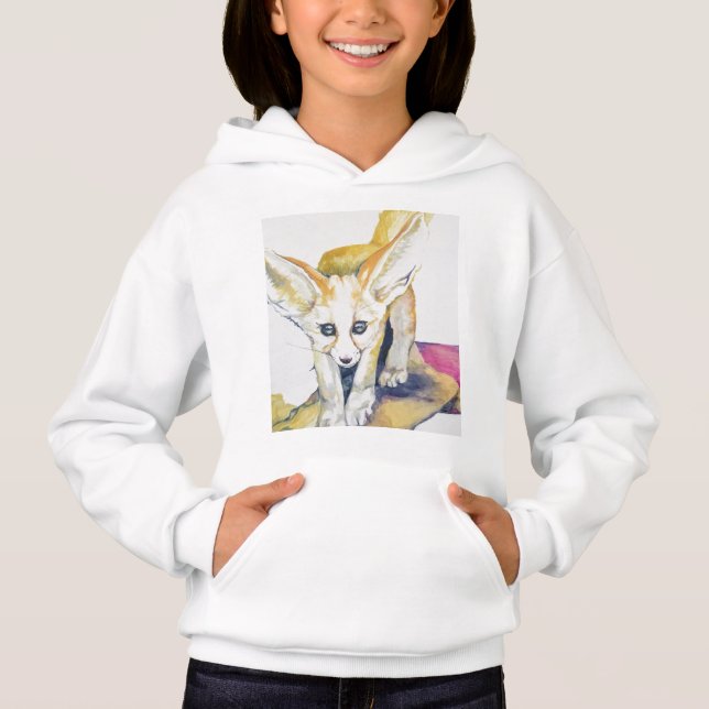 Little Fennec Fox Hoodie (Front)