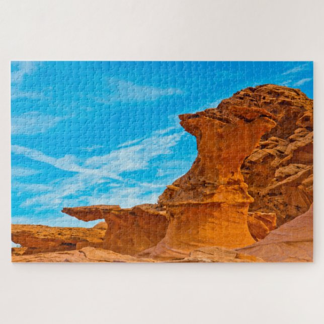 Little Finland Red Rock Sculptures Jigsaw Puzzle (Horizontal)