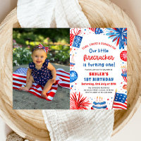 Little Firecracker 4th of July 1st Birthday Party
