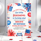 Our Little Firecracker 1st Birthday (S&S) Invitation