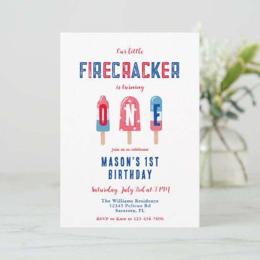 4th of july first birthday