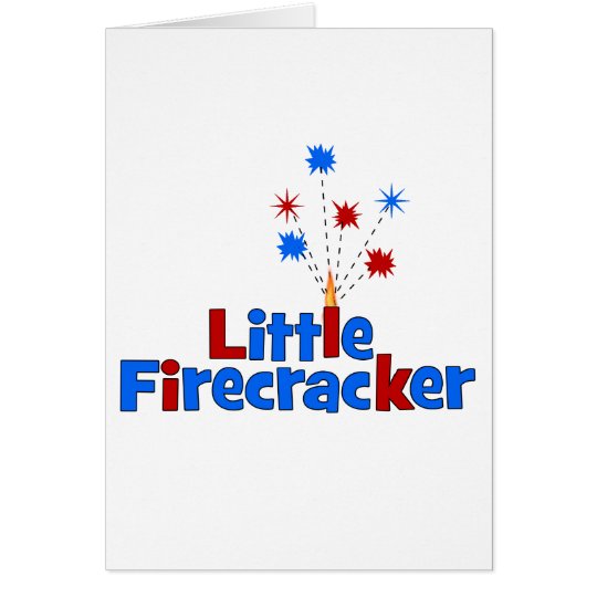 Little Firecracker - 4th of July Card