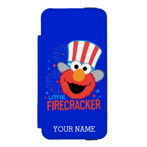 Little Firecracker Elmo  Add Your Name Wallet Case For iPhone SE55s