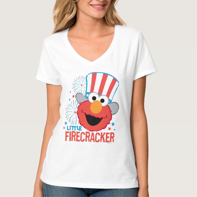 Little Firecracker Elmo T-Shirt (Front)