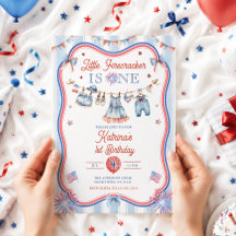 Little Firecracker Girl 1st Birthday Party