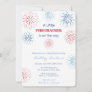 Little Firecracker On The Way Baby Shower Party Invitation
