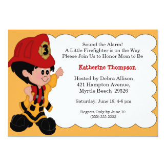 Firefighter Baby Shower Invitations 10