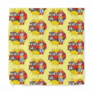 Little Firefighter Bandana