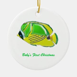 Little Fish, Baby's First Christmas Ceramic Ornament
